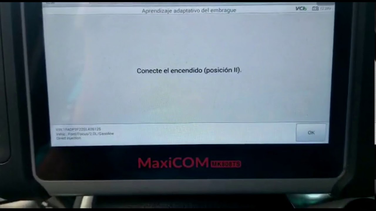AJUSTE DE MODULO DE TRANSMISION FORD FOCUS 2012 2016 CON MAXICOM MK808 TS AUTEL EN ESPAÑOL