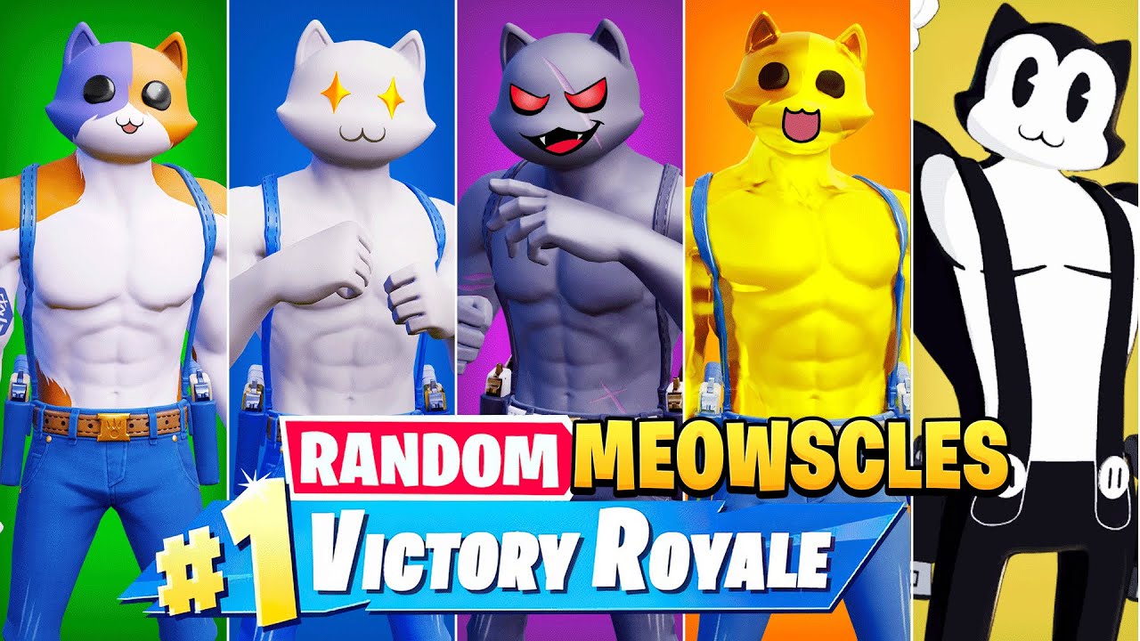 The *RANDOM* MEOWSCLES BOSS Challenge in Fortnite!