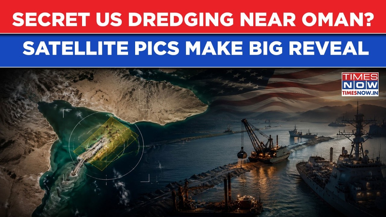 Secret US Dredging Near Oman As Iran Chokes Hormuz? Satellite Images' Big Reveal | The Buzz Is...