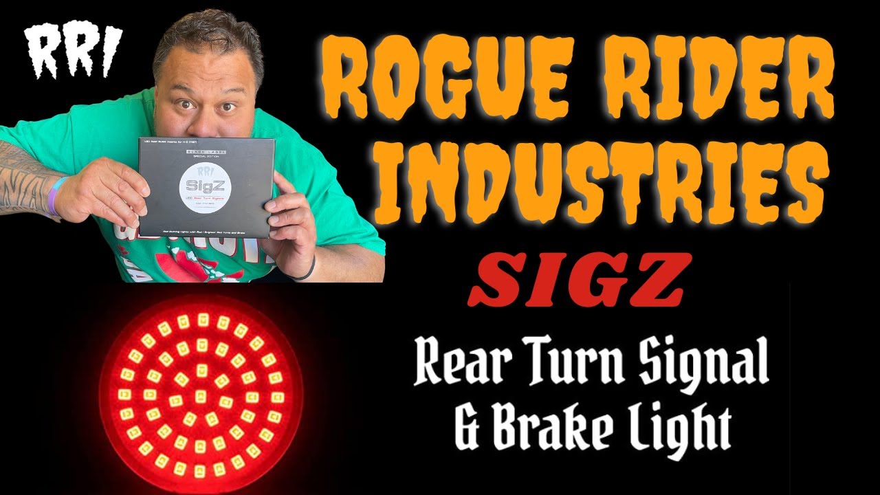 Rogue Rider Industries SIGZ Rear LED Lights | BLACK LABEL EDITION