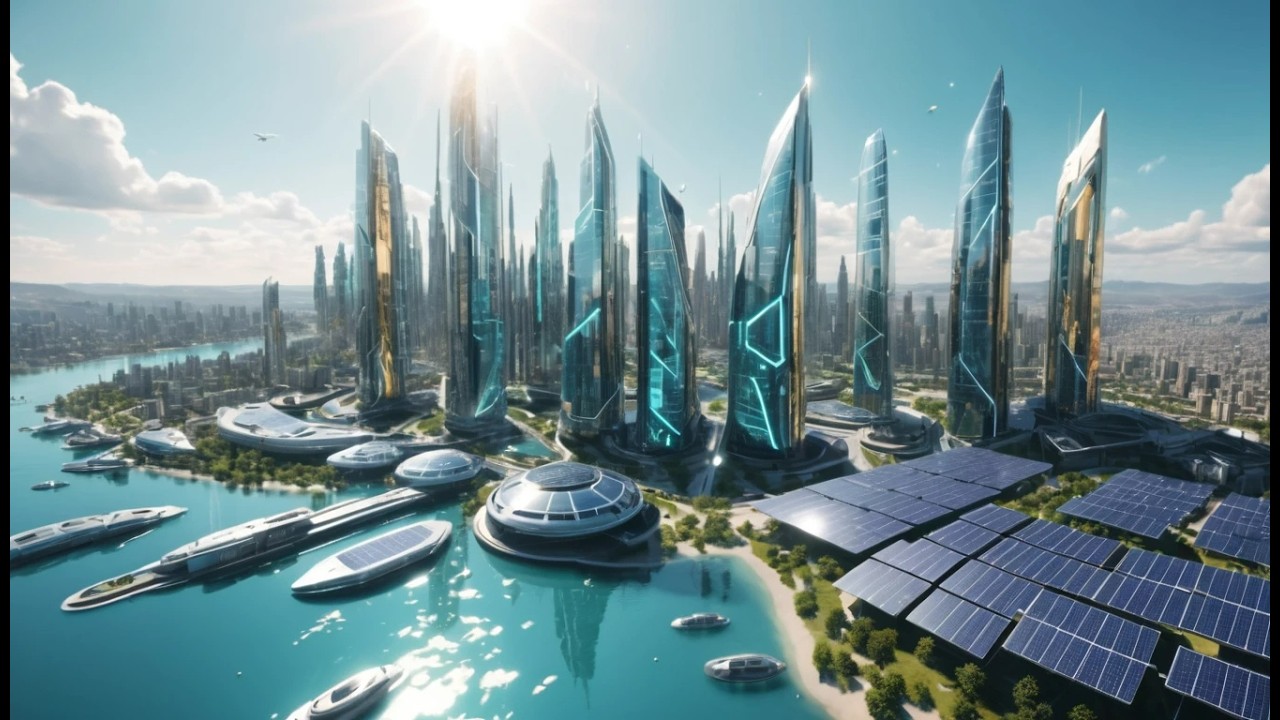 🌞 Future Buildings in Daylight  2075 &mdash; How AI Designs the Cities of Tomorrow 4K Cinematic Vision