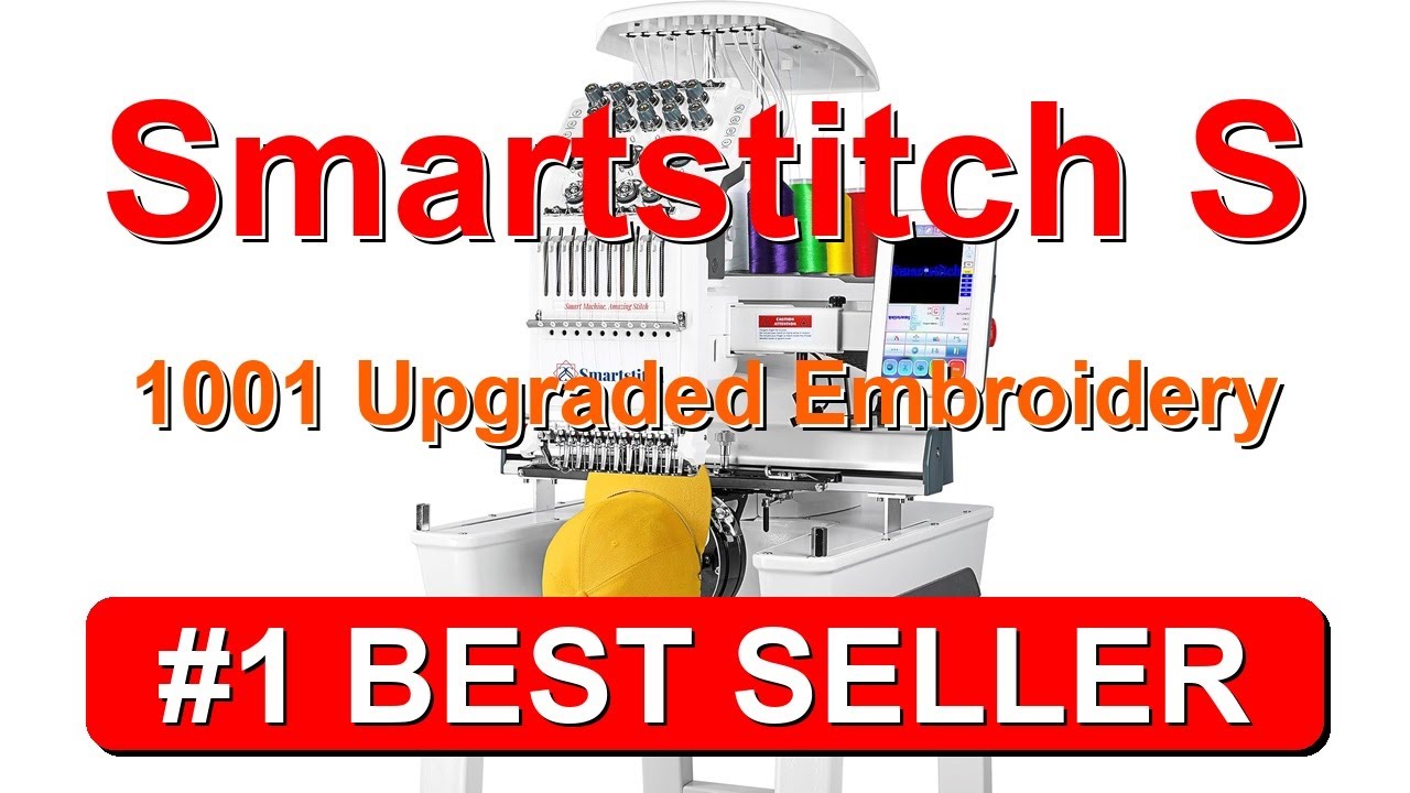 Усовершенствованная вышивальная машина Smartstitch S-1001 с 10 иглами, максимальная скорость 1200...