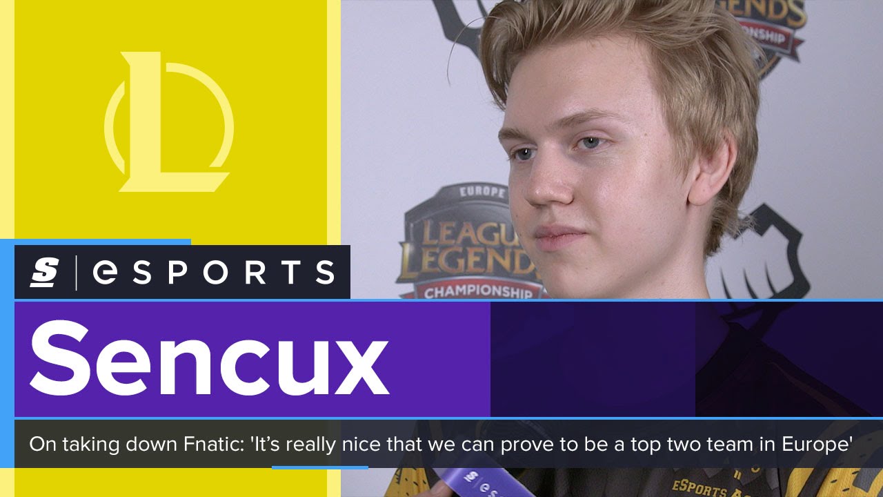 Sencux on taking down Fnatic: 'It&rsquo;s really nice that we can prove to be a top two team in Europe'