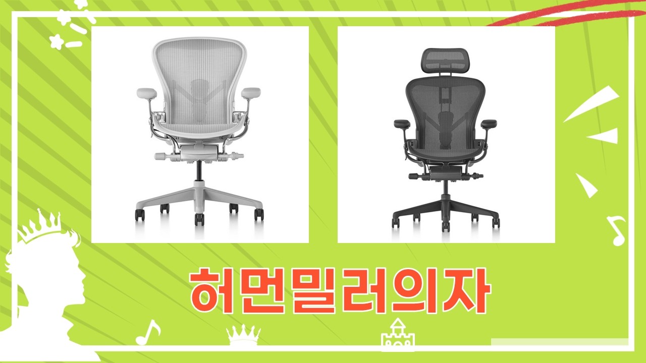 허먼밀러 에어론 풀 의자 vs 가성비 메쉬 의자 비교 리뷰 (화이트)