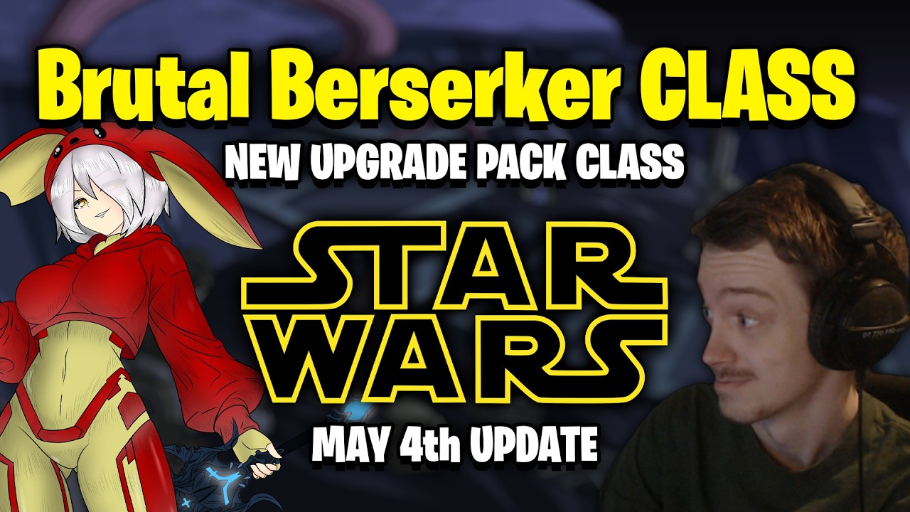 Brutal Berzerker CLASS! New Upgrade Pack Class! Star Wars Update! AQWorlds AQW