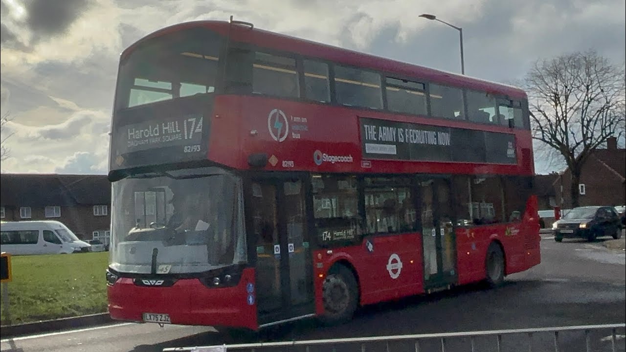 London buses observations at Harold Hill 17-01-26