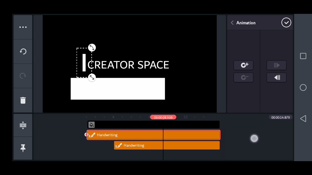 How to Create Motion Graphic Text Reveal in Kinemaster / / Kinemaster Tutorial.