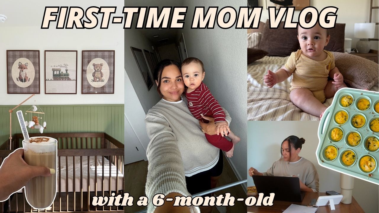 Видеоблог молодой мамы 🧸🍼 // Дни с 6-месячным малышом, декор детской комнаты + покупки в секонд-х...