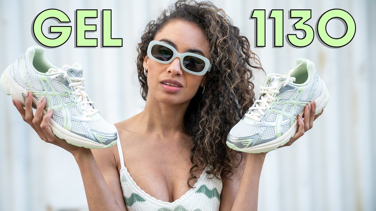 A perfect ASICS GEL-1130 for summer!  Silver Pack Whisper Green Review, Sizing and How to Style