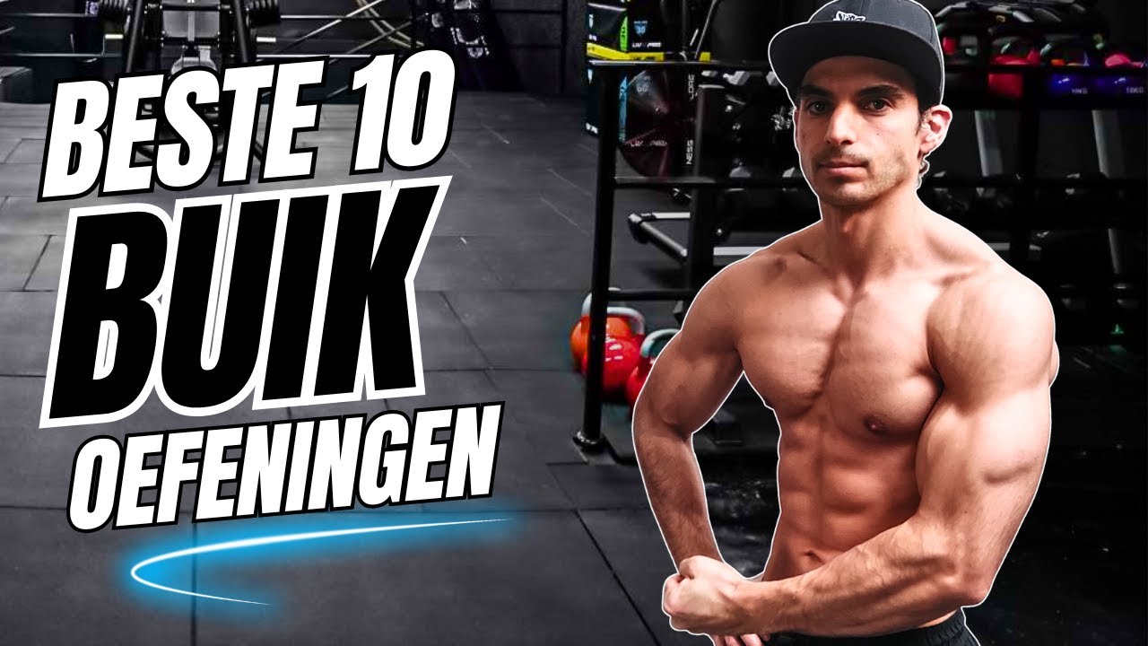 BESTE 10 buikspieroefeningen om sixpack te trainen in de sportschool. Voor beginners en gevorderden!
