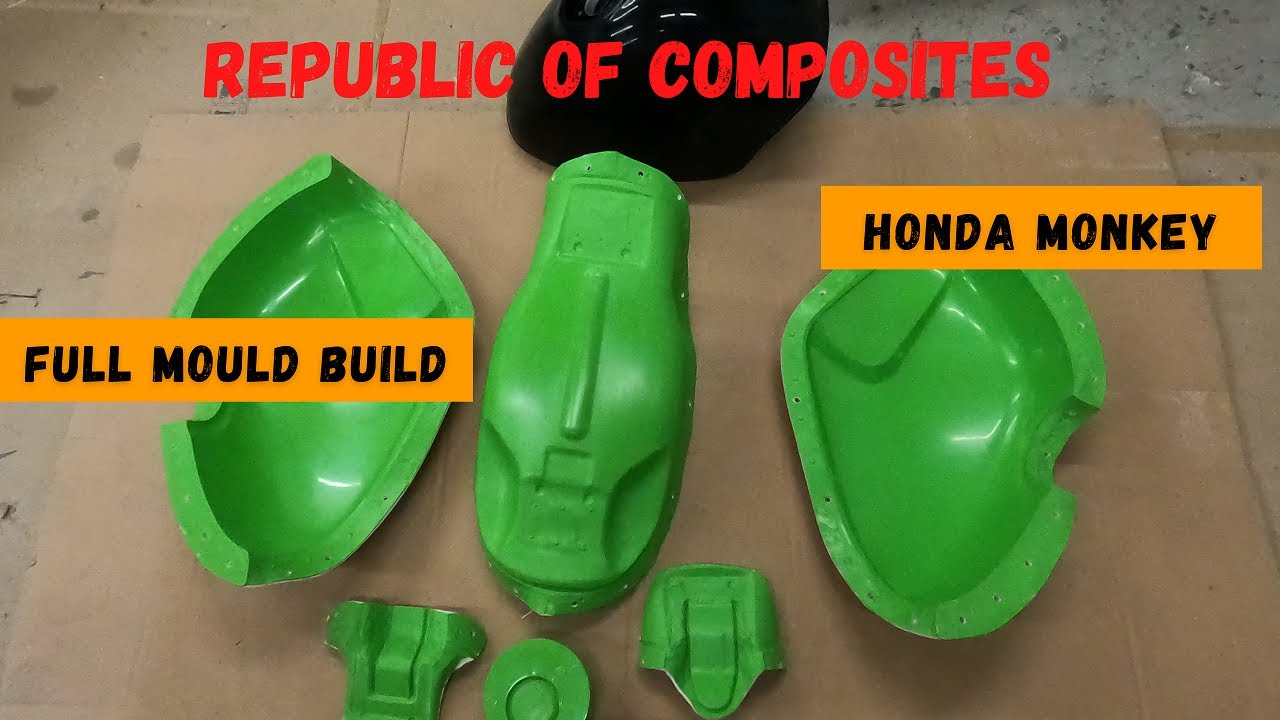 Making Carbon Fibre SPLIT mould. Motorcycle fuel tank PREPREG [OUT OF AUTOCLAVE] and Autoclave