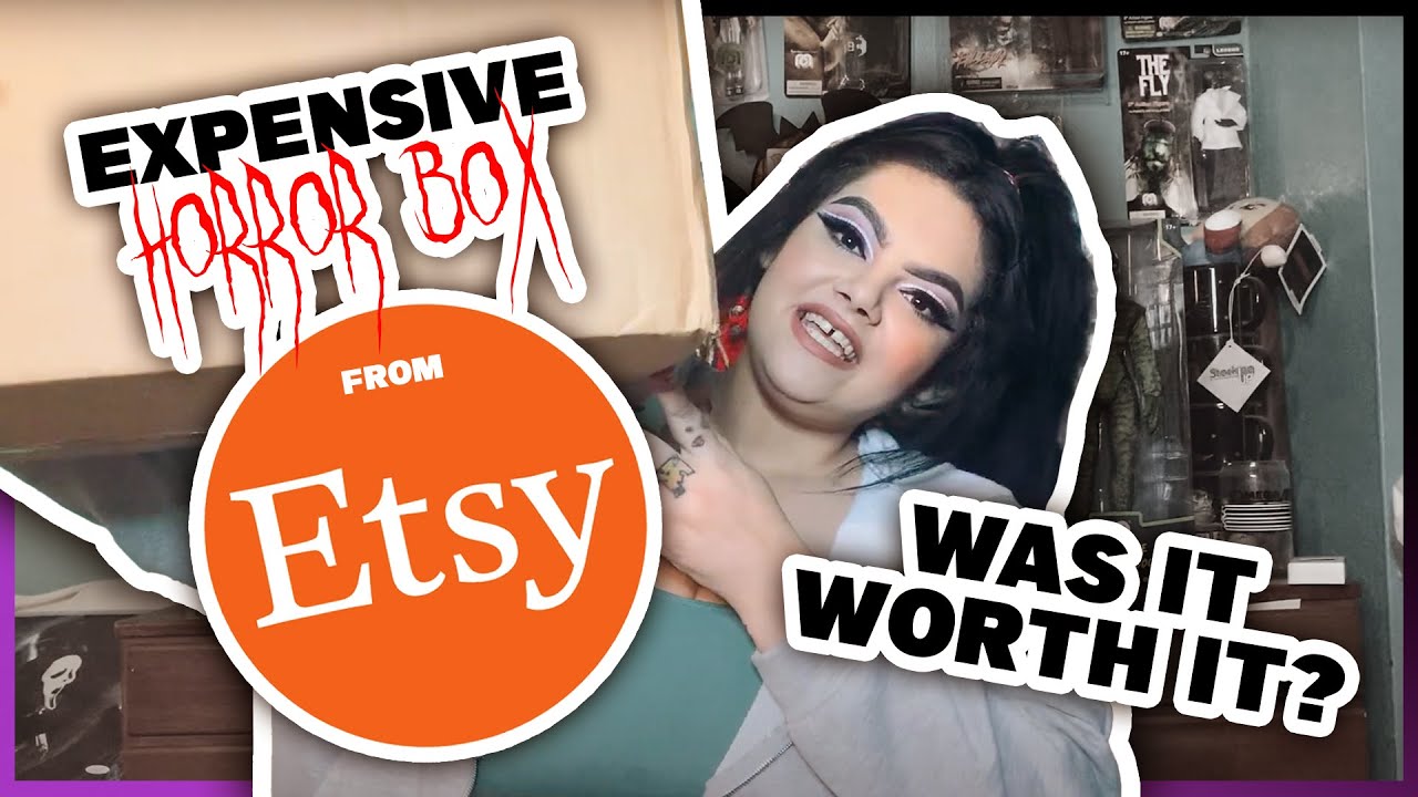 I bought an expensive horror mystery box from Etsy! Was it worth it?! 🤷🏻‍♀️