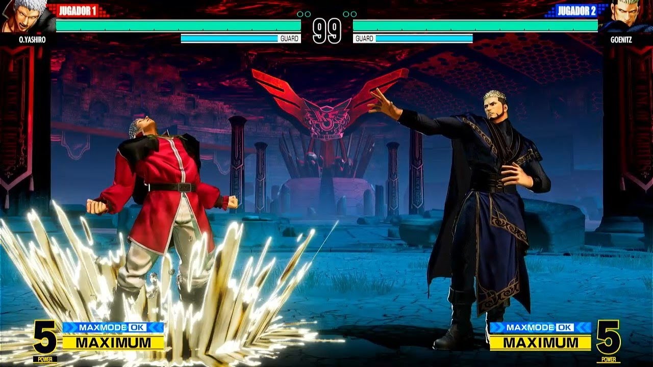 YASHIRO OROCHI VS GOENITZ - KOF XV