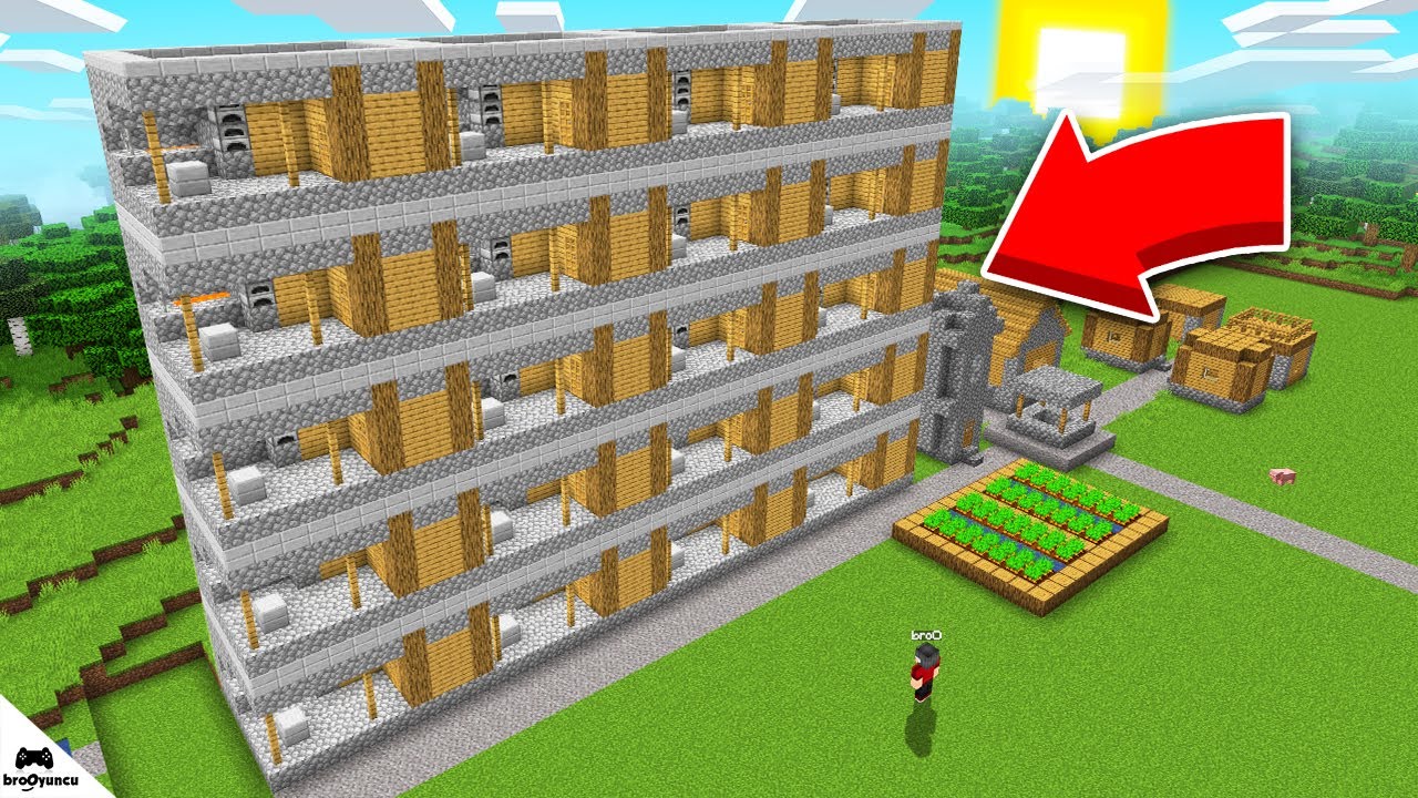 MİNECRAFT DAHA BÜYÜK EVDE MAHSUR KALMAK