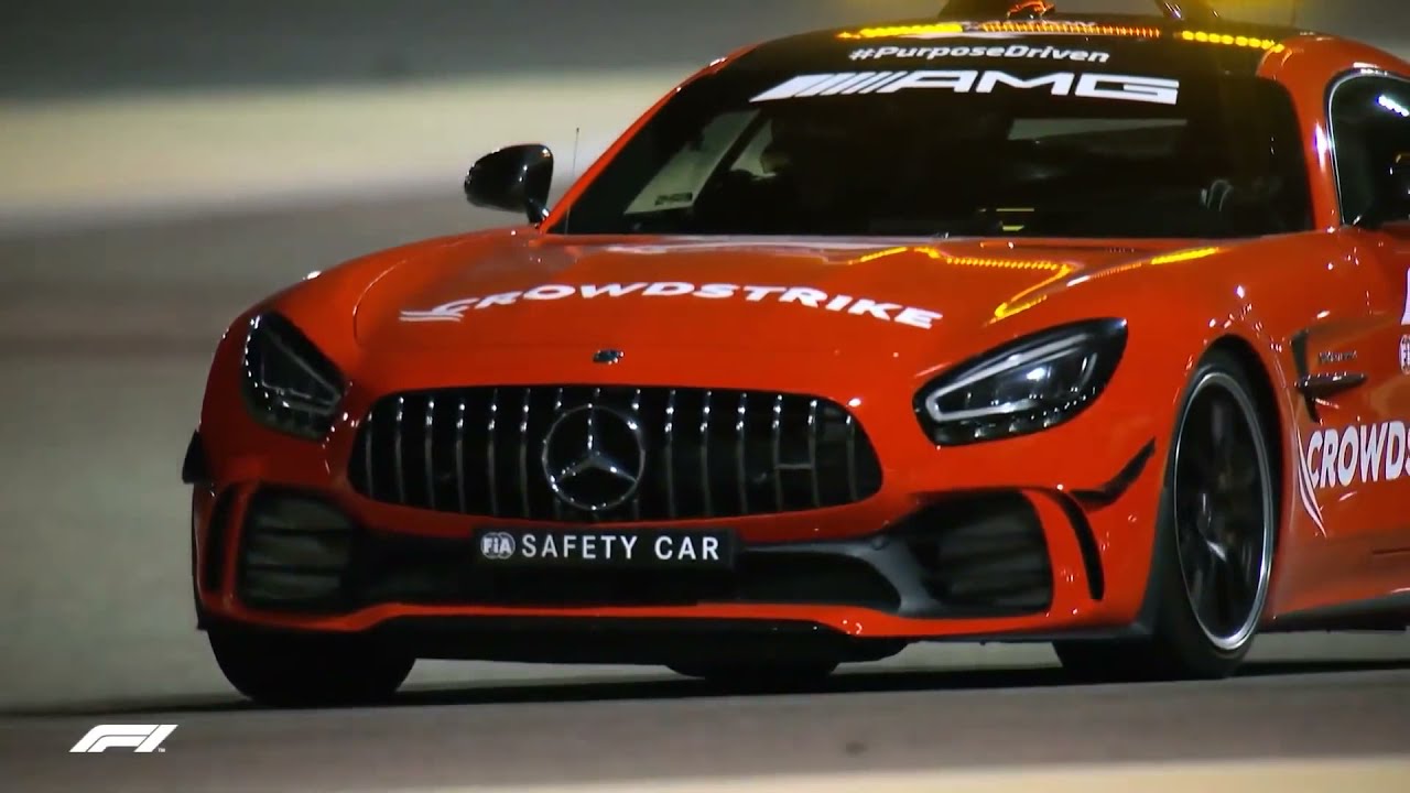 Mercedes AMG GT R F1 Safety Car on track at Bahrain | 2021 Bahrain Grand Prix