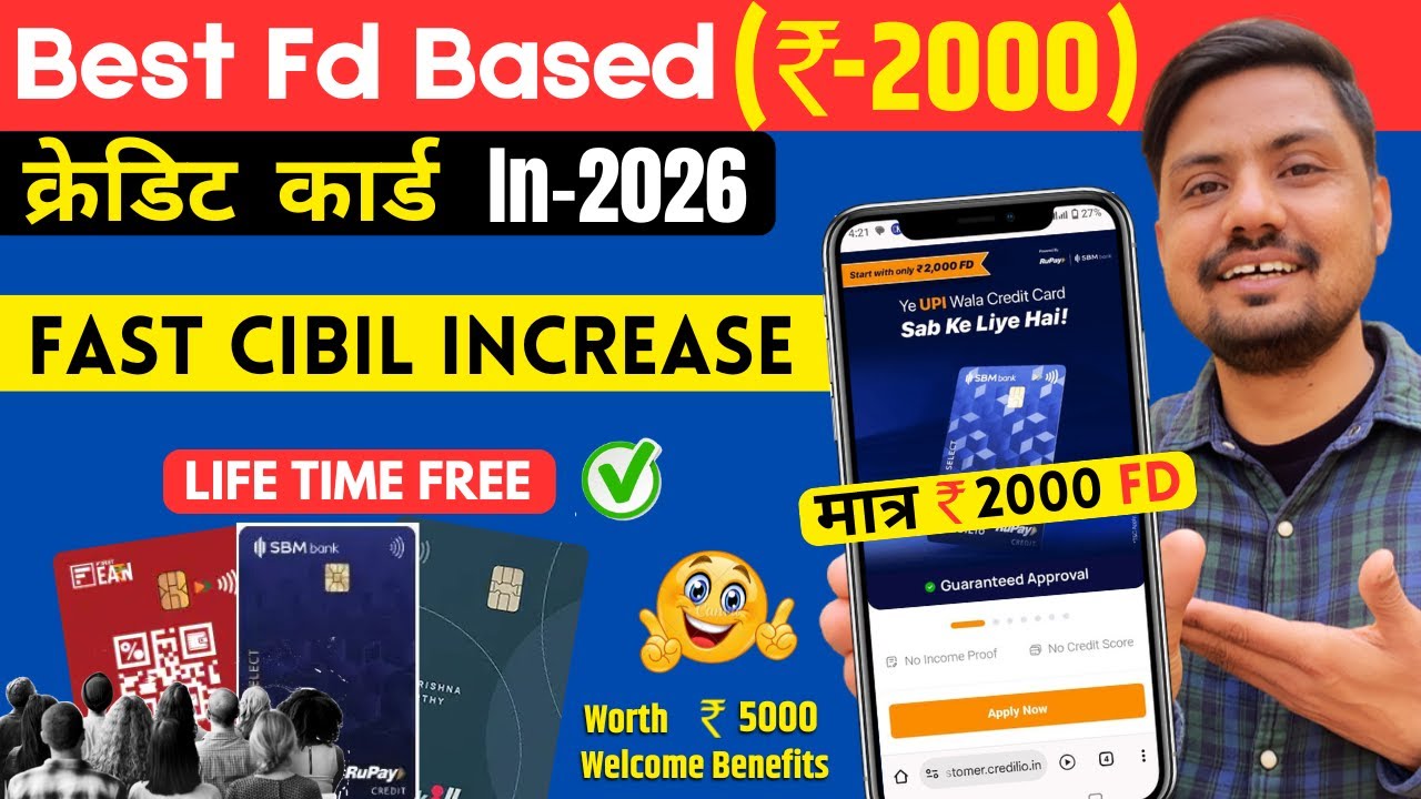 Best FD Credit Card Kaise Le? | Best Fixed Deposit Credit Cards in India 2026