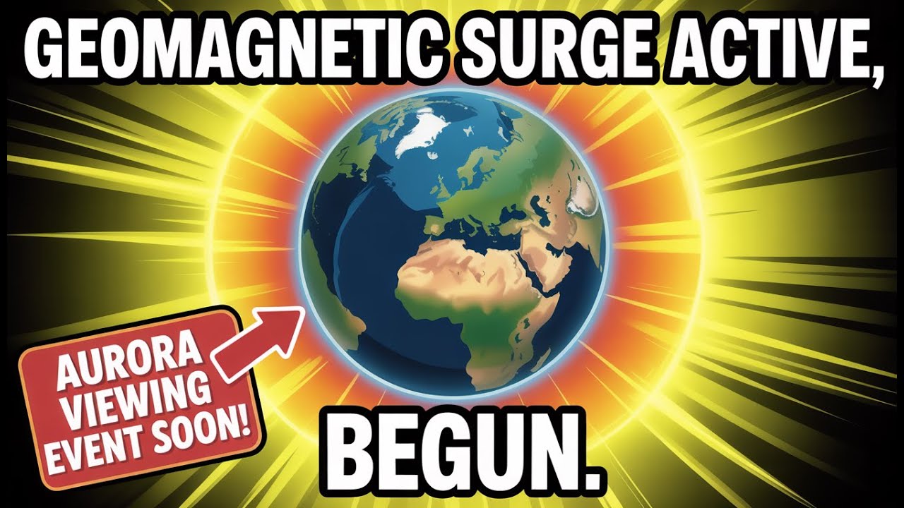 Solar Surge Hits Earth: Real-Time Magnetic Event Tracking