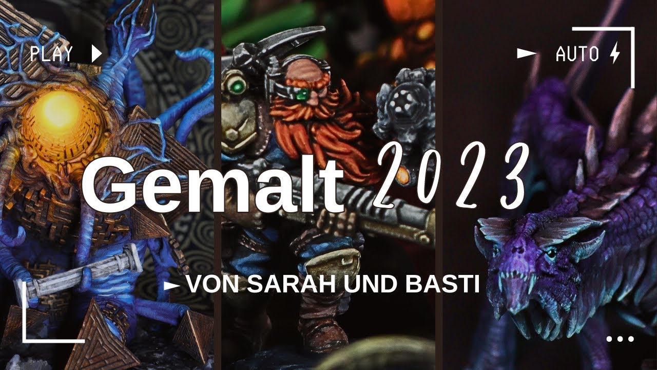 Gemalt 2023 - Alle Figuren von Sarah und Basti