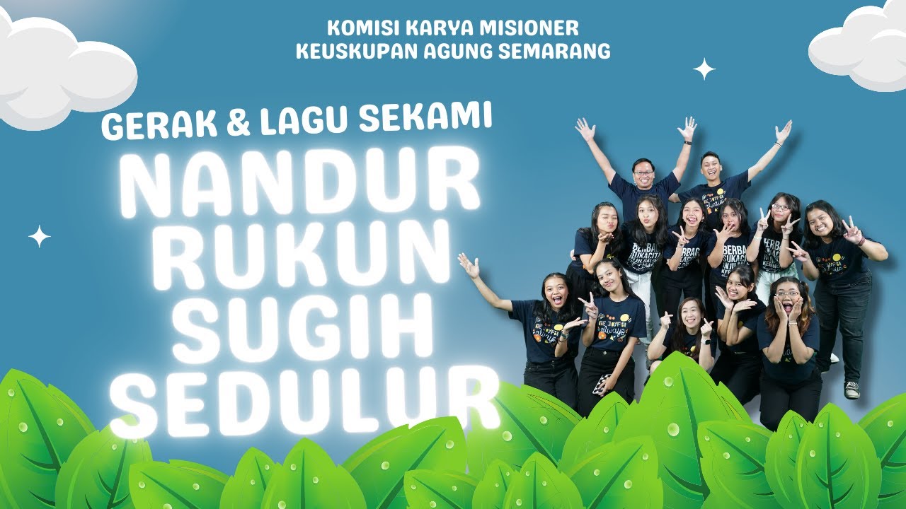 ⭐NANDUR RUKUN SUGIH SEDULUR ⭐ GERAK & LAGU SEKAMI - PIA - PIR - ANAK KATOLIK - ANAK MISIONER