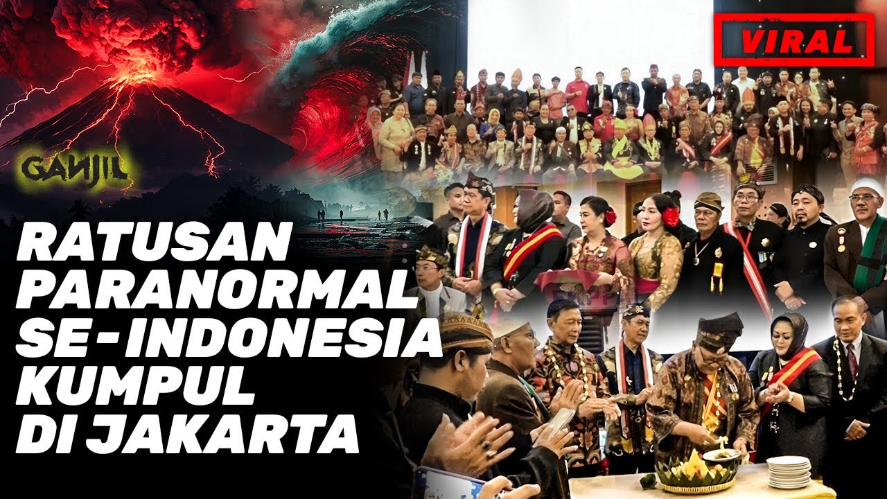 VIRAL! Ratusan Paranormal SeIndonesia Kumpul di Jakarta, Ritual & Berdoa Demi Terhindar dari Bencana
