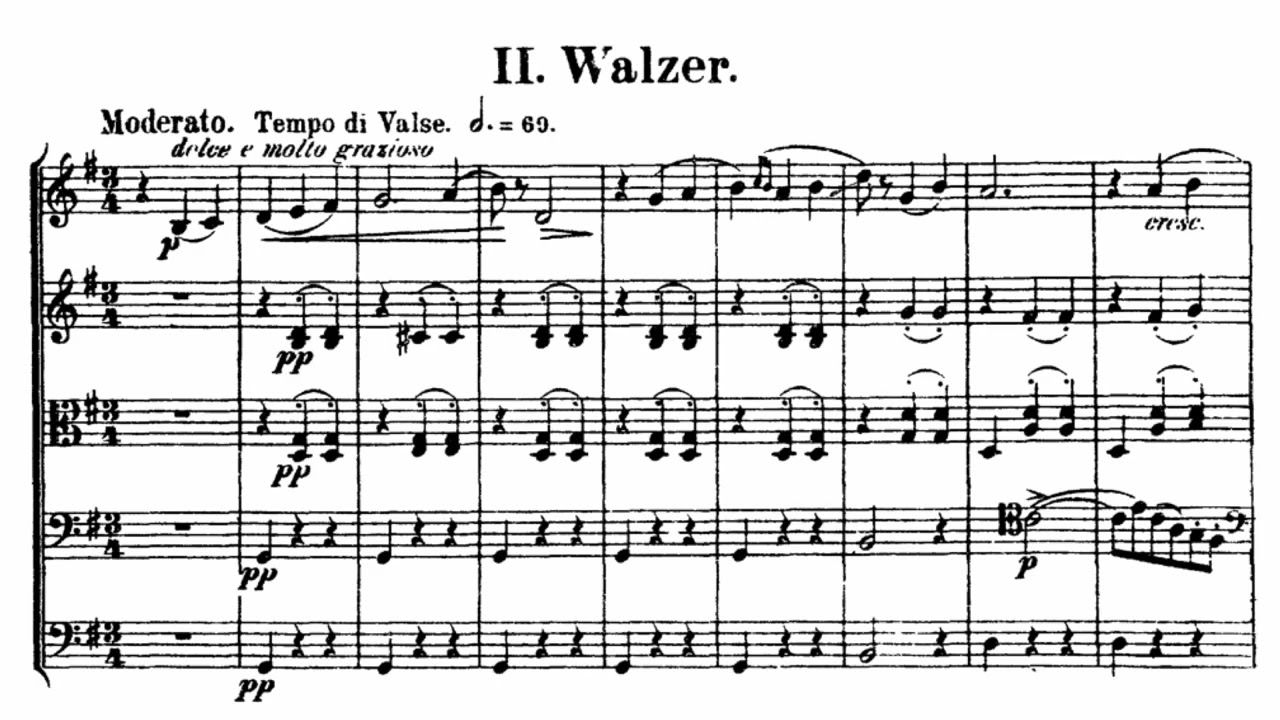 Tchaikovsky - Serenade for Strings in C major (CD Recording)