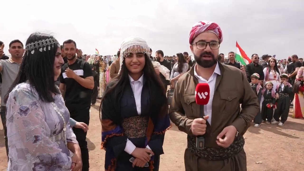 Penaberên Rojavayê Kurdistanê li Hewlêrê bi coş Newrozê pîroz dikin