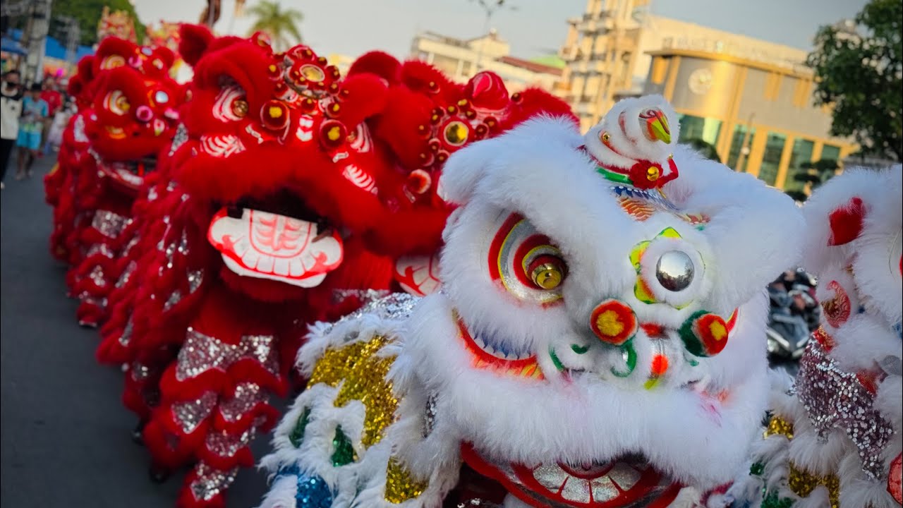Diễu Hành Múa Lân Long Xuyên Cực Lớn 2026 | LSR Duy Minh Long Xuyên | Lion Dance Viet Nam 2026
