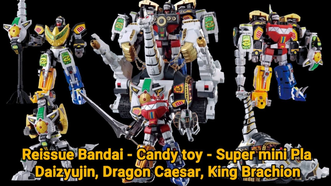Reissue Bandai - Candy toy - Super mini Pla Daizyujin, Drago Caesar, King Brachion