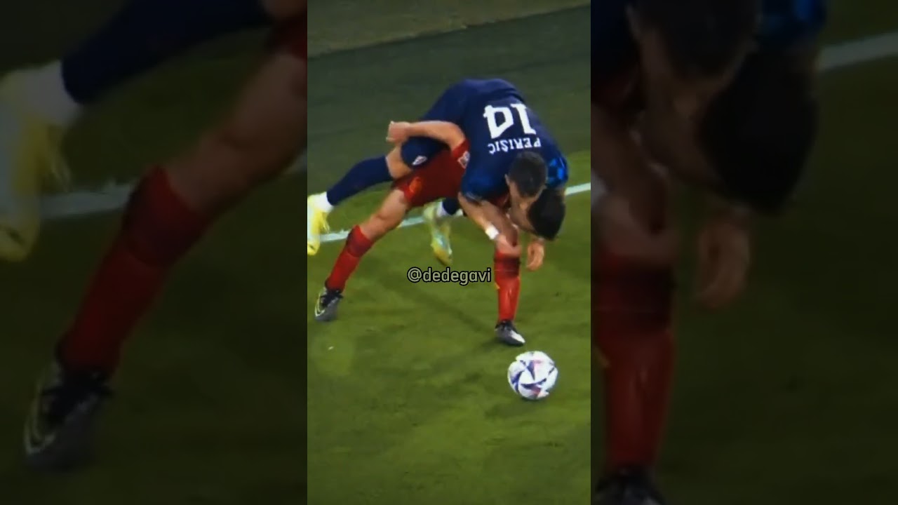 Gavi vs Perisic Battle | Spain vs Croatia | Nations league final 2023