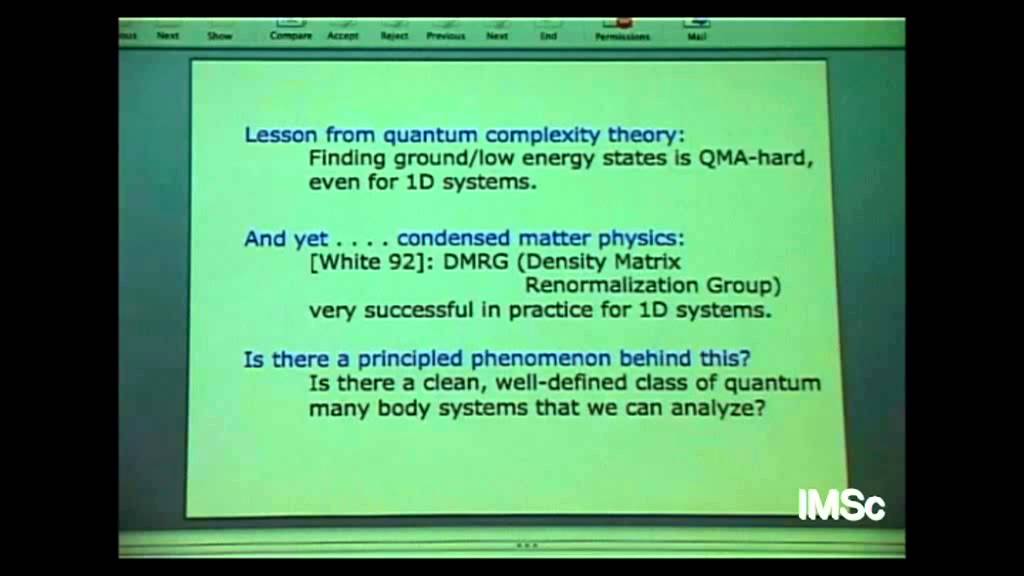 001 Taming the quantum tiger -  Umesh Vazirani