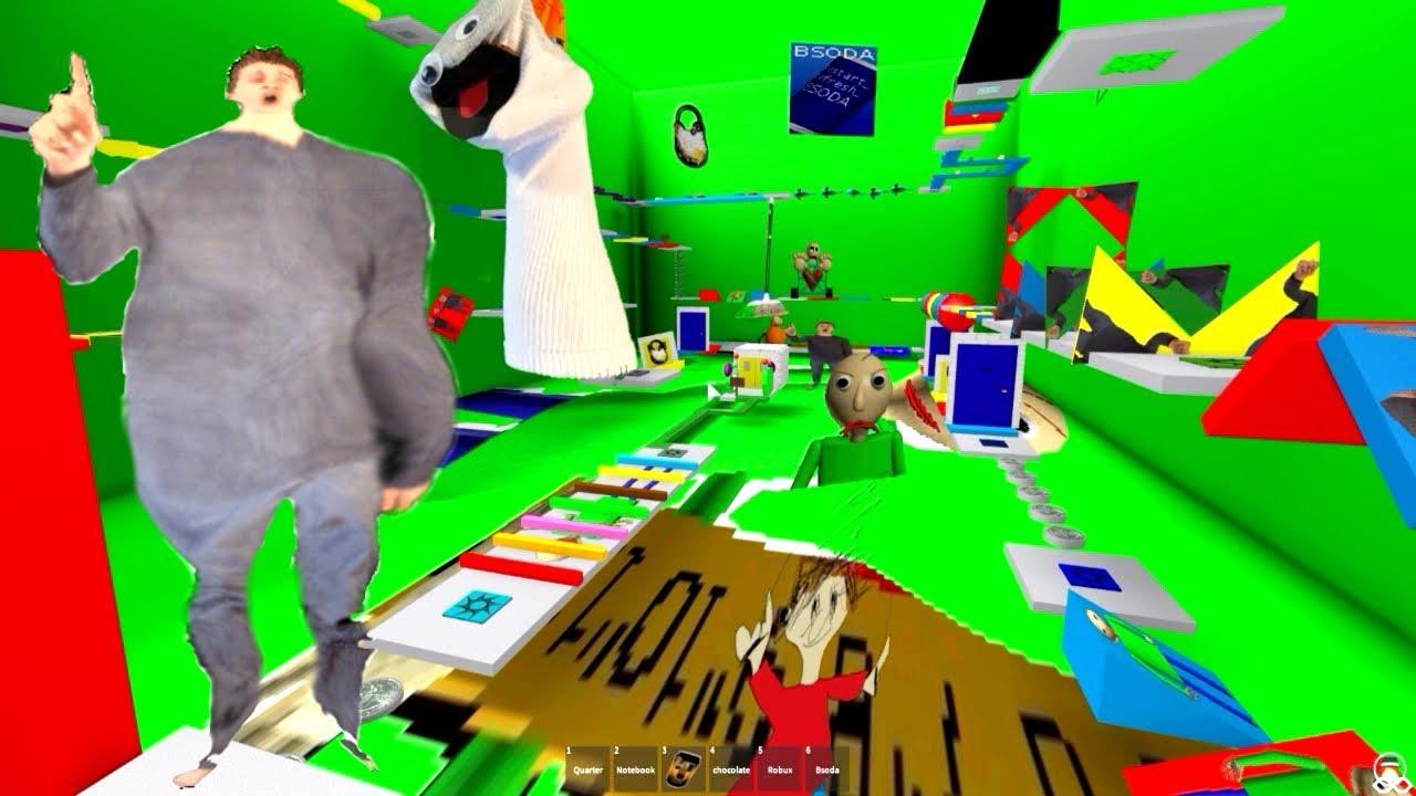 BALDI'S WORLD!? Baldi's Basics Obby (New Map)