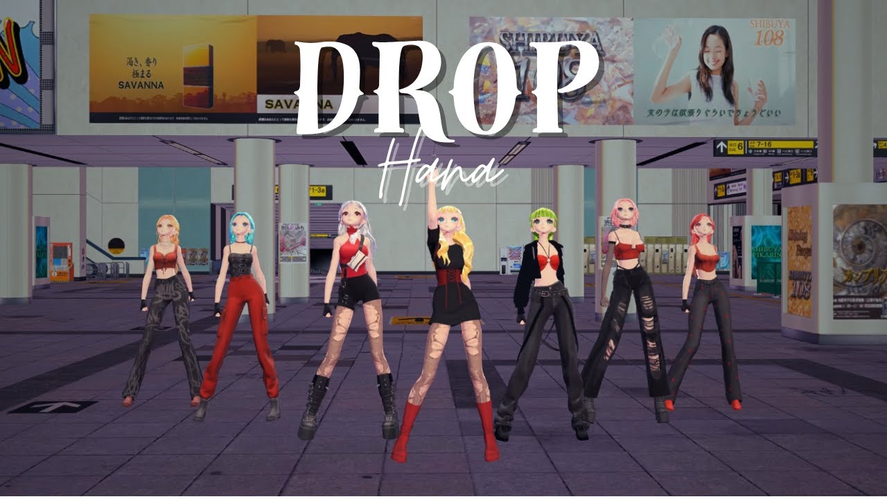 |MMD| Hana - Drop |Full group 7p MOTION DL|