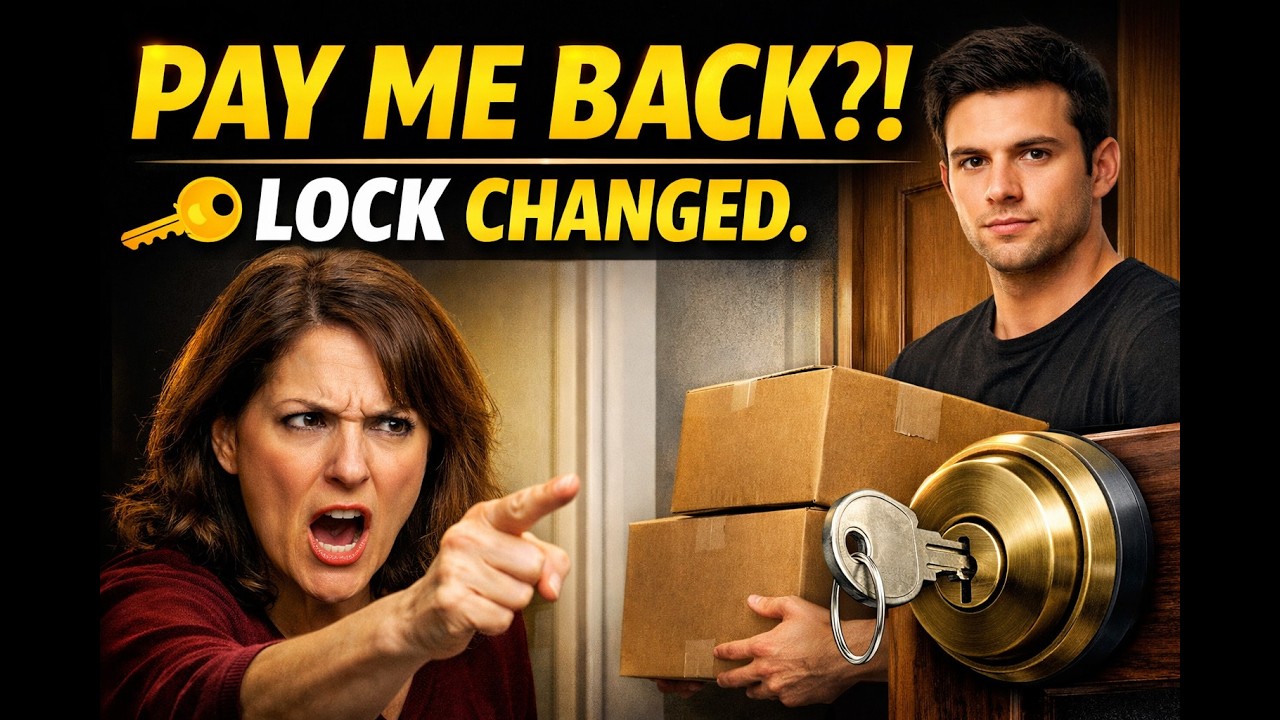 “You Can’t Move Out Until You Pay Me Back for Raising You” Mom Said – The Locksmith Arrived...