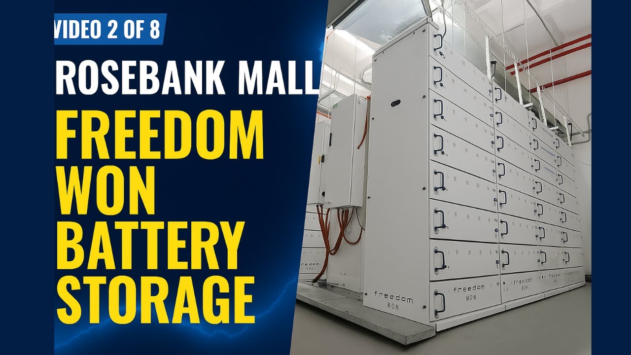 Energy Arbitrage | Episode 2 of 8  - Rosebank Mall - Freedom Won Battery System