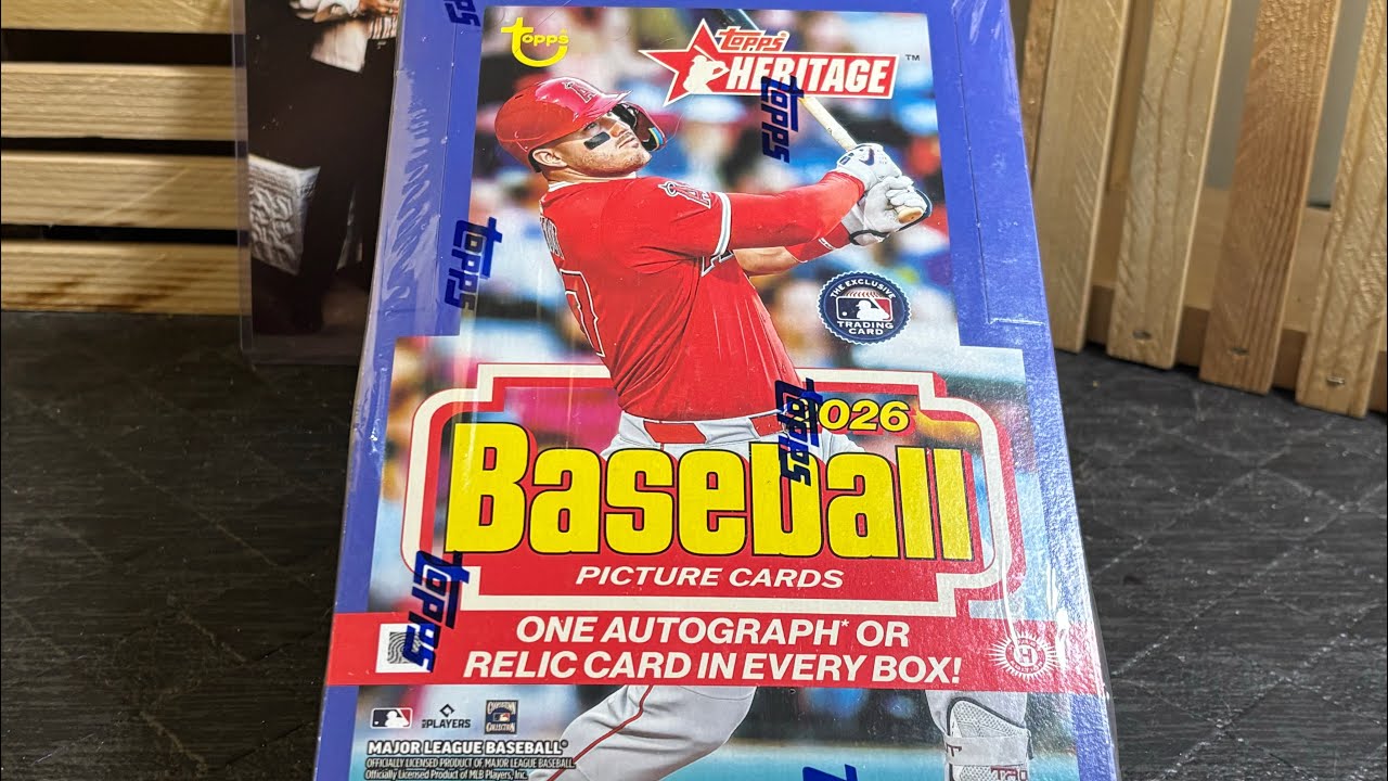 Massive Hit or Total Bust?! 2026 Topps Heritage Opening #ToppsHeritage#baseballcards#hobbybox 