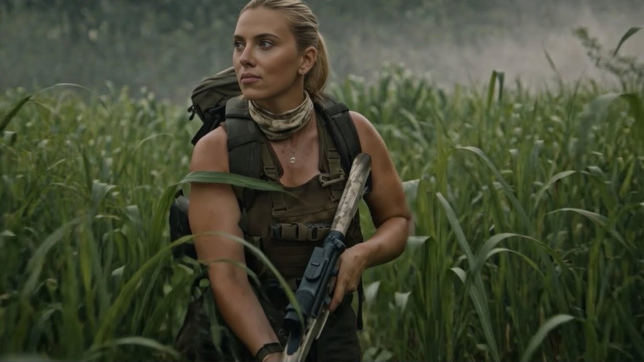 Scarlett Johansson in Jurassic World Rebirth | AI Concept Scene