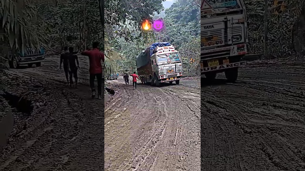 meghalaya silchar road 📍 conditions #shortvideo #reelsshorts #viralshort #video #meghalaya