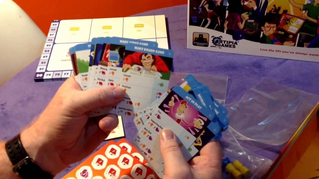 The Pursuit of Happiness - Artipia Games ~ what's in the box? with biffta