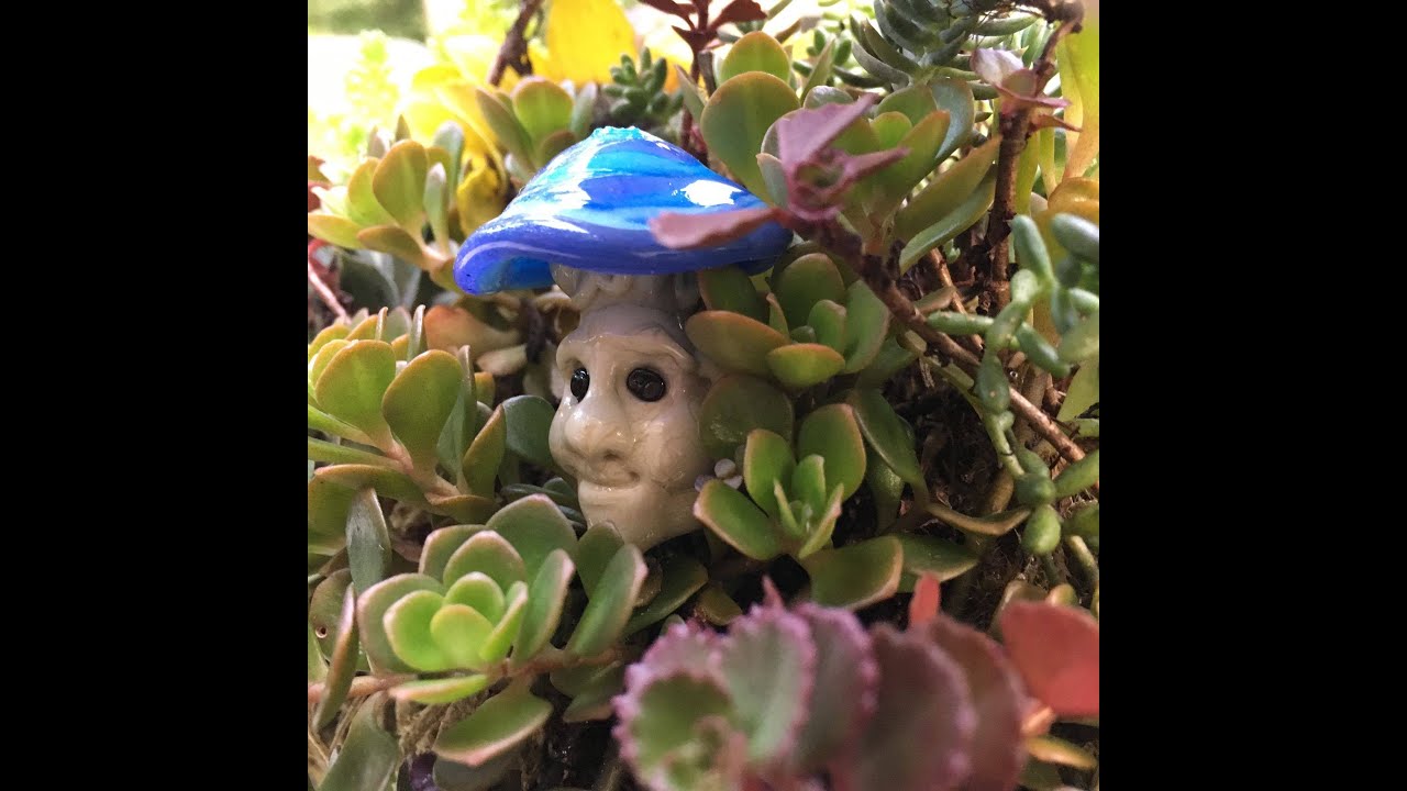 How To Make A Mushroom With A Face Glass Bead by Marcy Lamberson