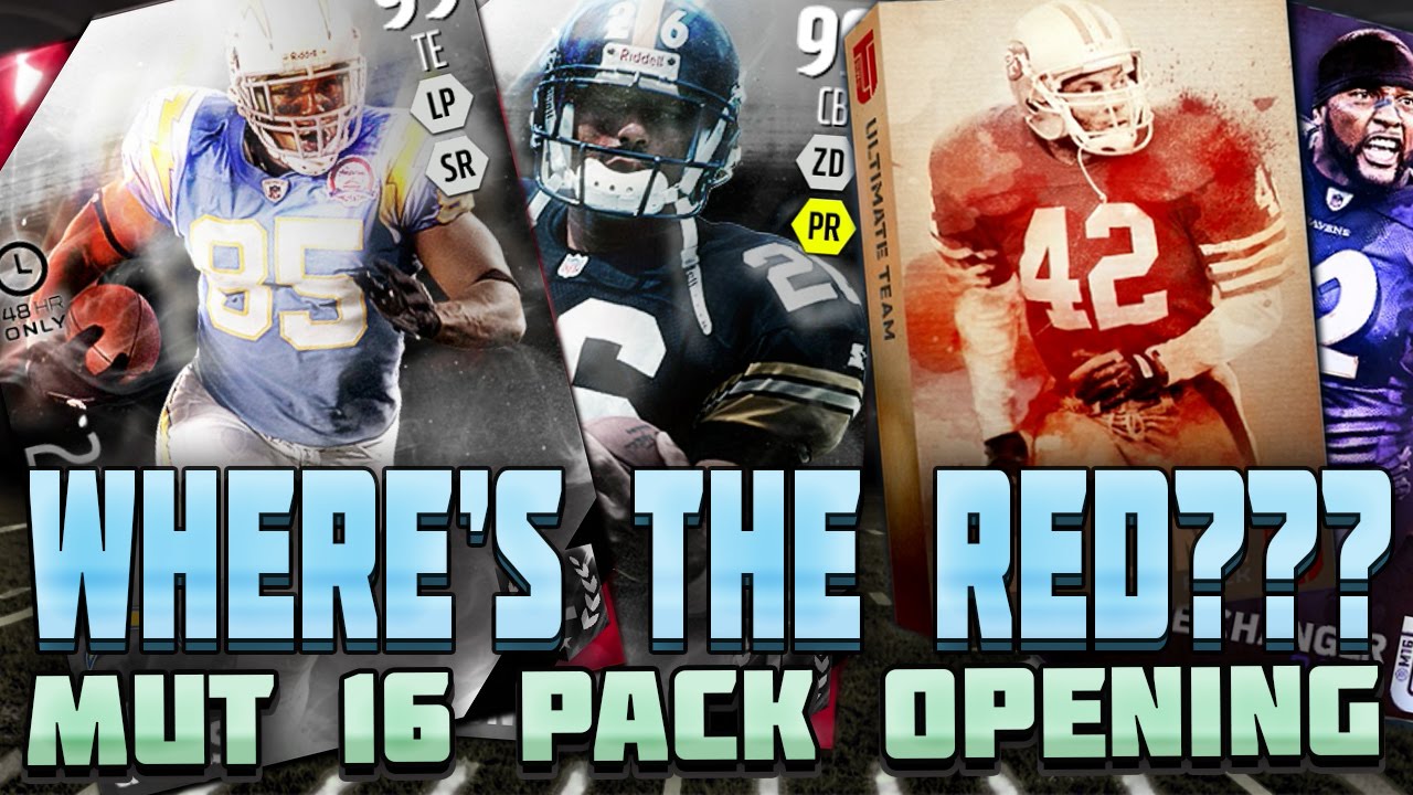 3K SUBS HUGE PACK OPENING!! 99 OVERALL ROD WOODSON! MUT 16 PACK OPENING | Madden 16 Ultimate TEAM