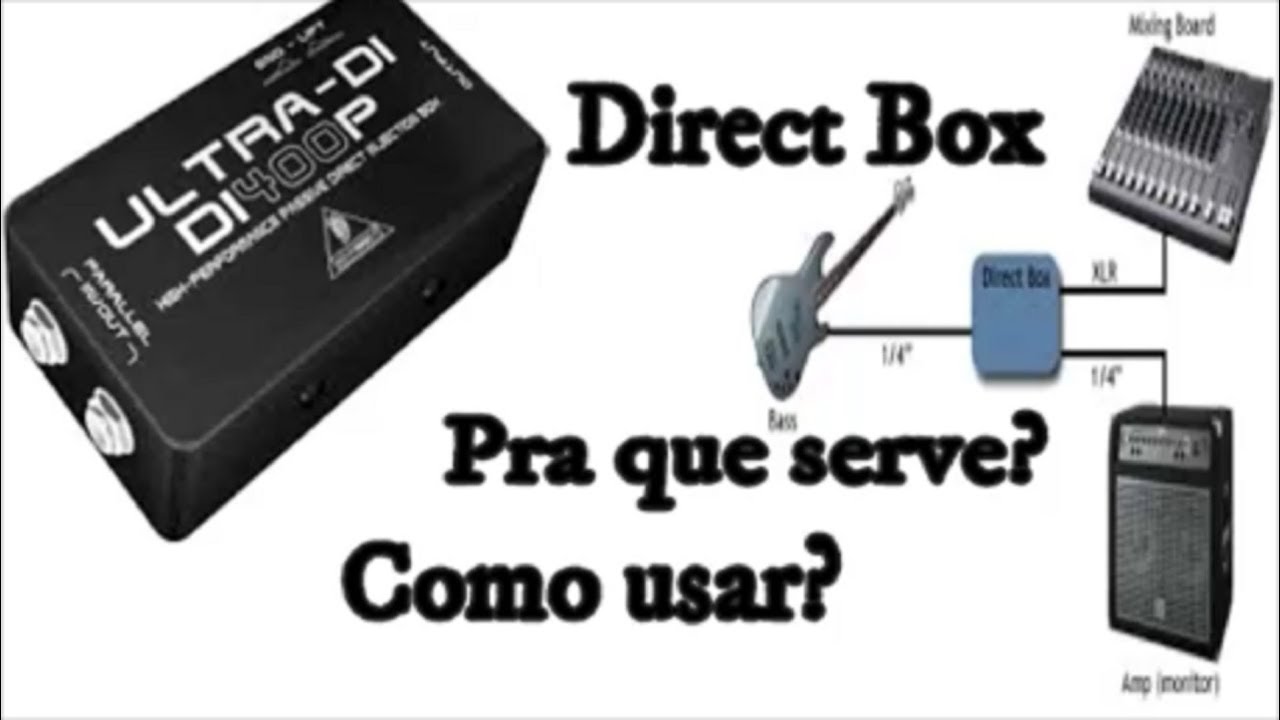 Direct Box  Pra que serve? Como usar?