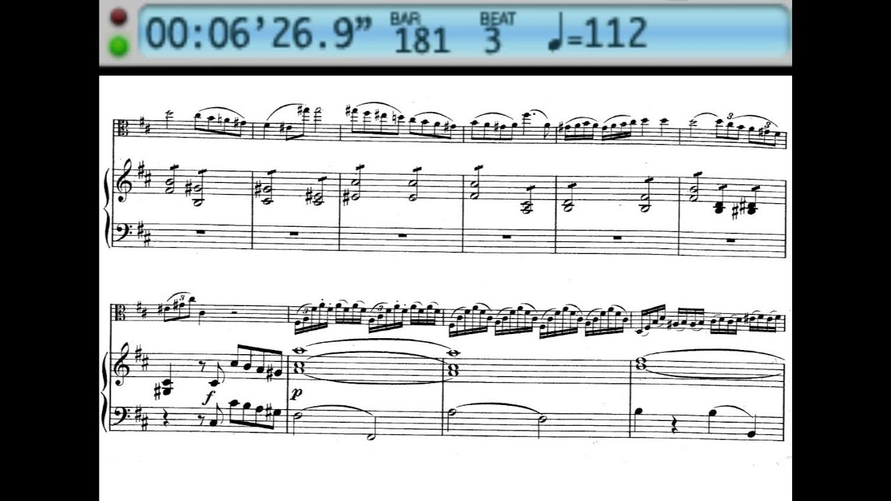 Carl Stamitz, Viola concerto- mov.1 - Accompaniment