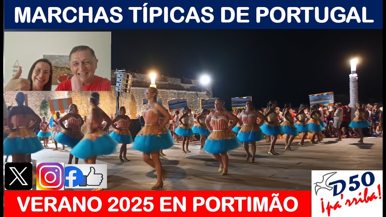 MARCHAS DE CULTURA POPULAR, PORTIMAO, ALGARVE 2025 #d7visa  #alvor #portugal #europa #de50parriba