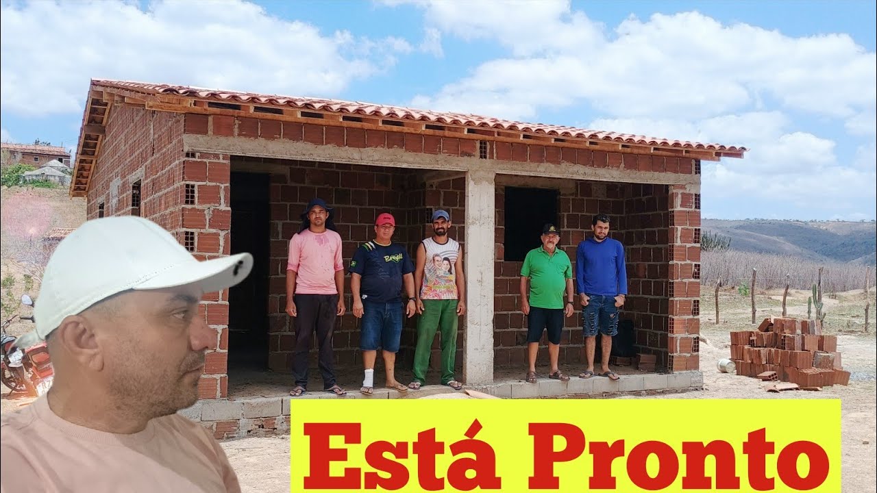 O Telhado da Casa de Nivaldo Está pronto 