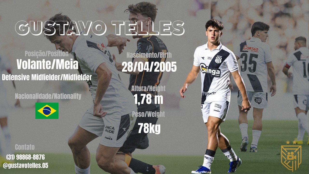Gustavo Telles - Volante / Meio Campo - 2025/26