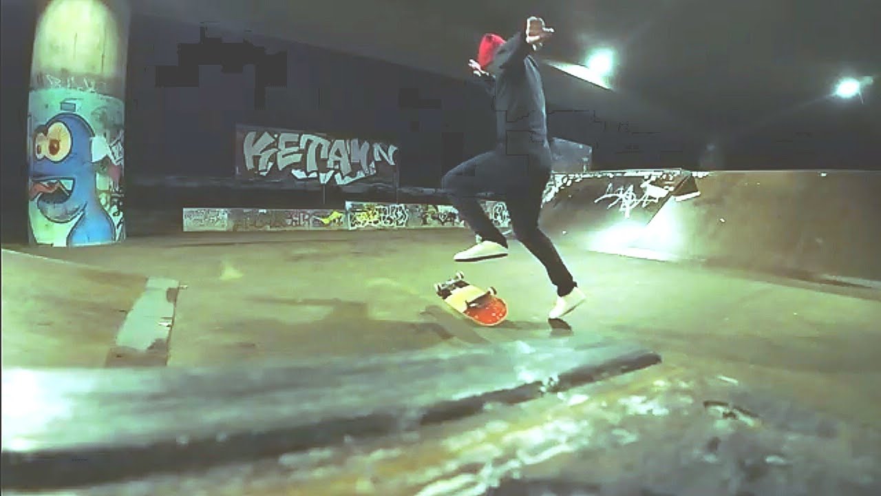 This is your first skateboard flip trick ever! (#Underflip)