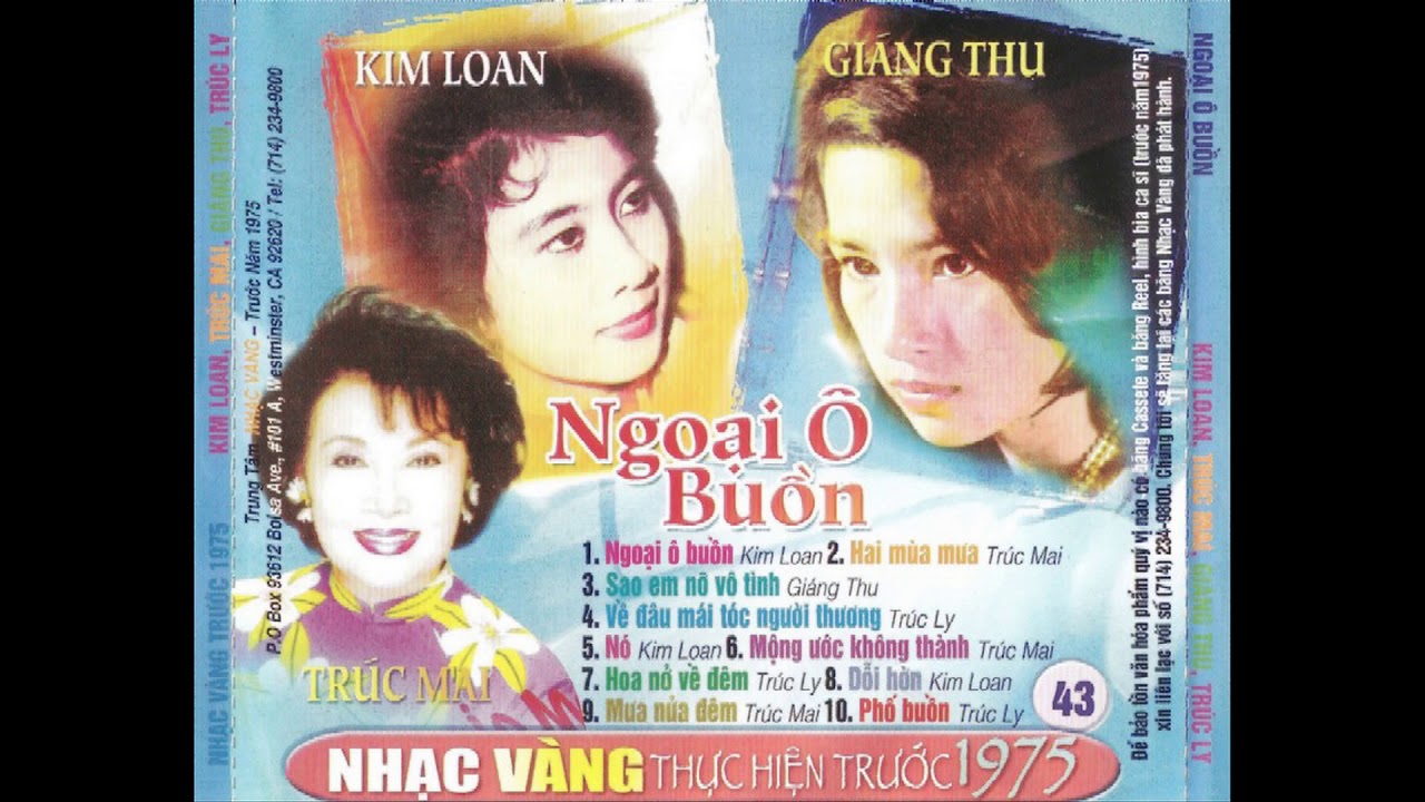 Nhạc Thu Âm trước 1975