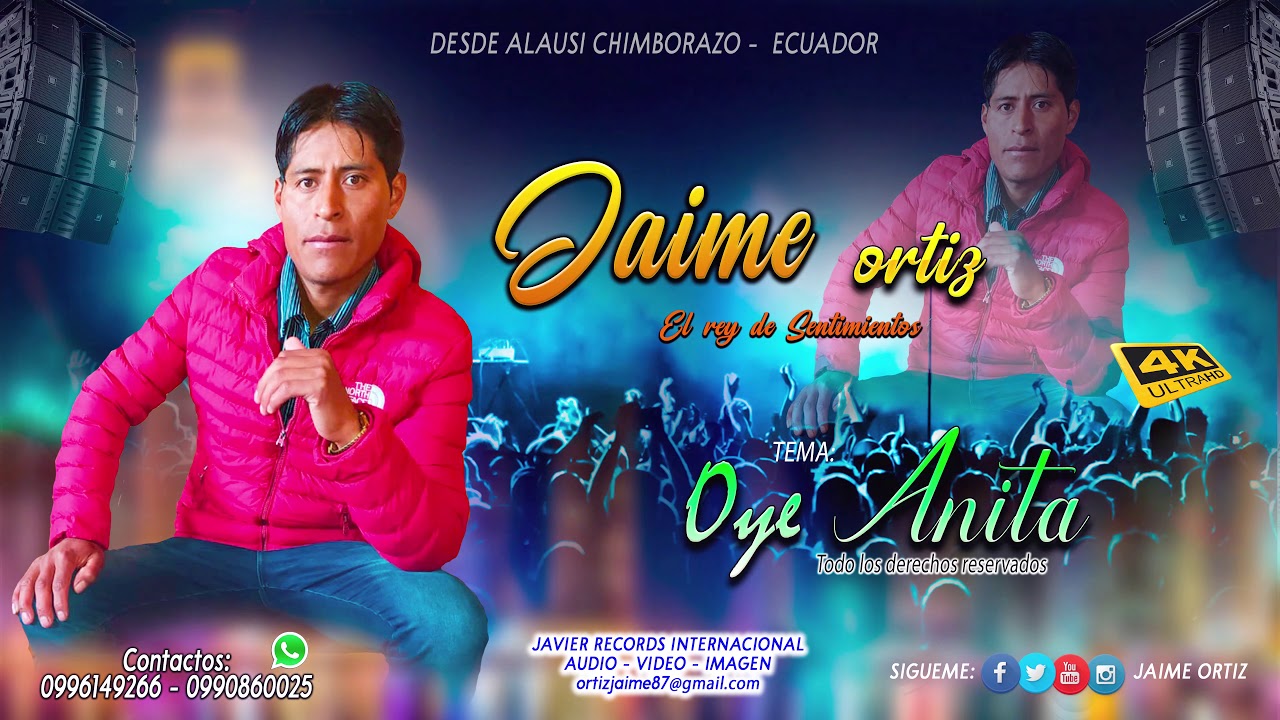 JAIME ORTIZ - EL REY DE   SENTIMIENTOS - OYE ANITA ª JAVIER RECORDS
