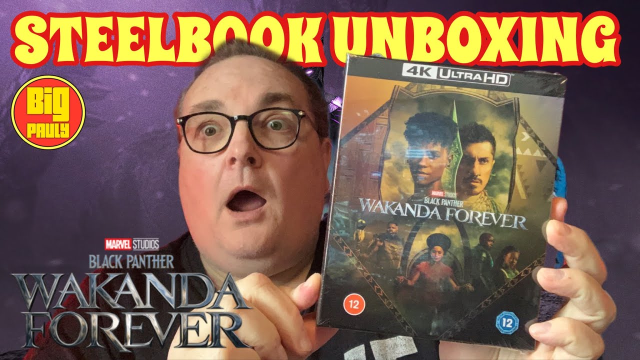 Black Panther: Wakanda Forever 4k ZAVVI Collector’s Edition Steelbook Unboxing