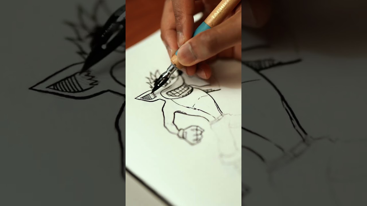 [ASMR] Drawing Crash Bandicoot